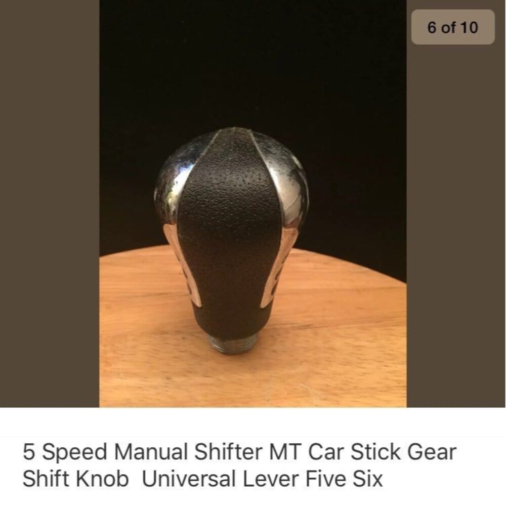 Manual gear shifter 5 speed shifter knob